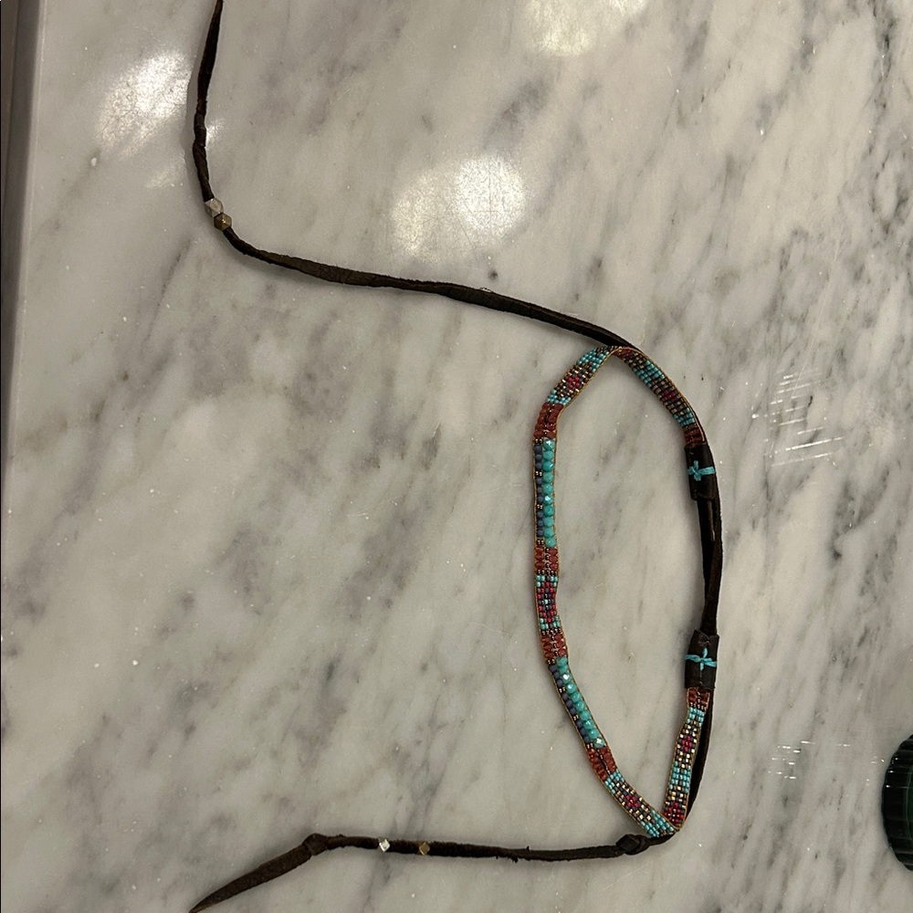 Sundance Boutique Multicolor Beaded Necklace lariat choker